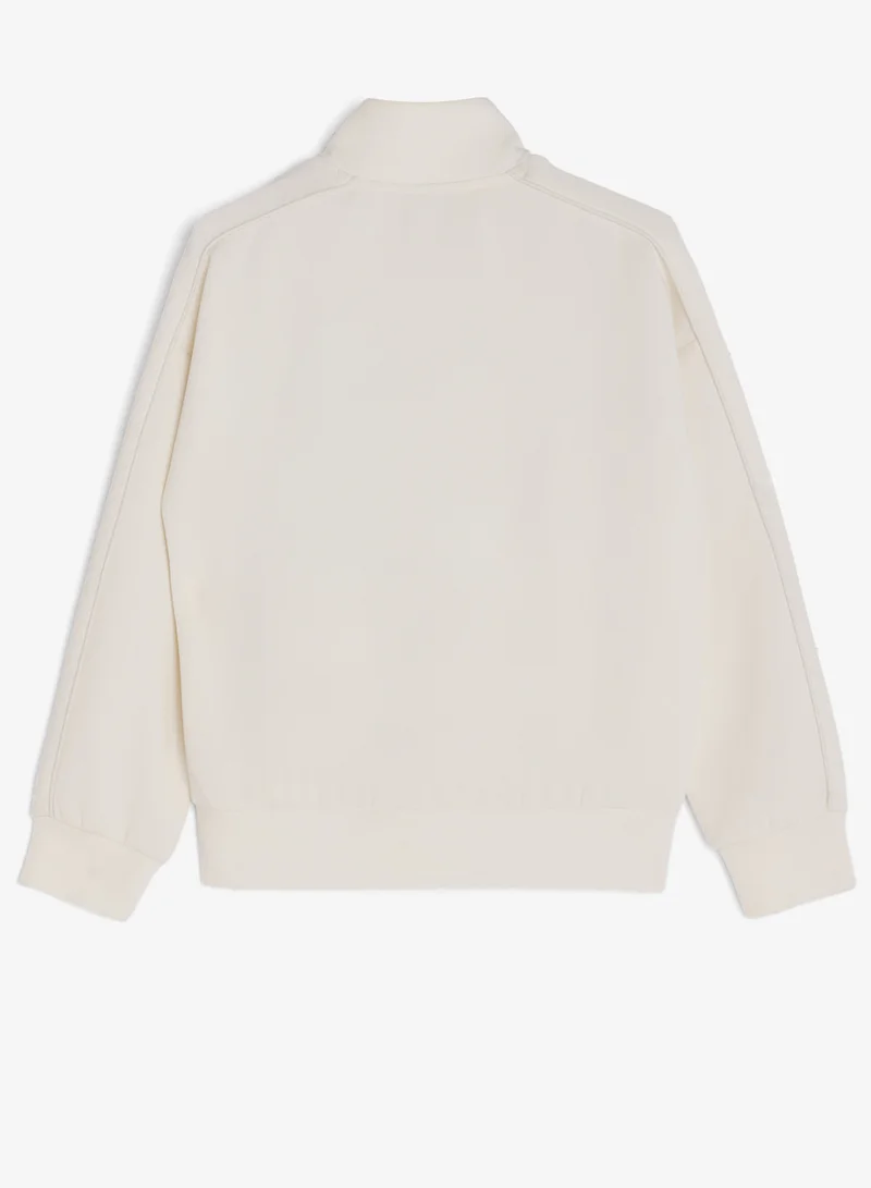 جس سترة رياضية بسحاب نصفي للشباب